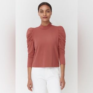 Cuyana French Terry Puff Sleeve Sweatshirt Medium